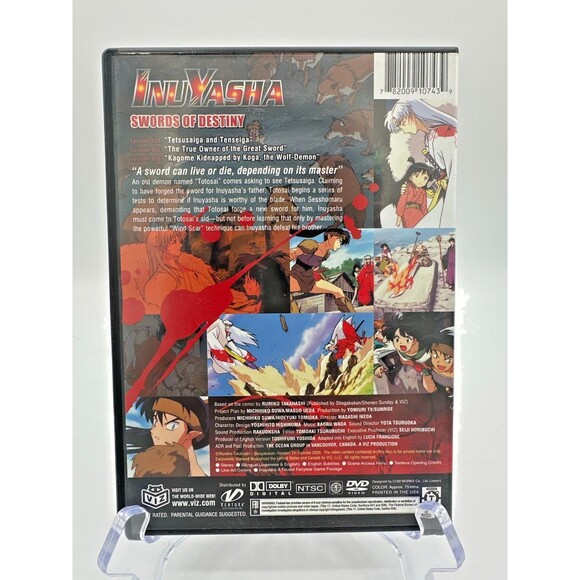 InuYasha DVD Vol. 12 Swords of Destiny Anime Viz Media - Picture 3 of 4